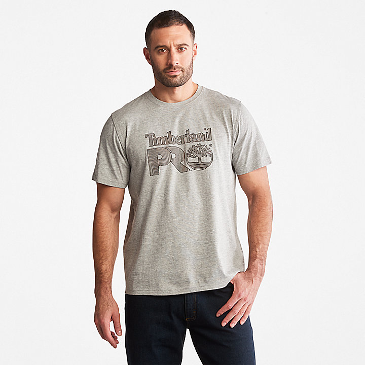 Timberland PRO® T-Shirt mit strukturierter Grafik für Herren in Hellgrau