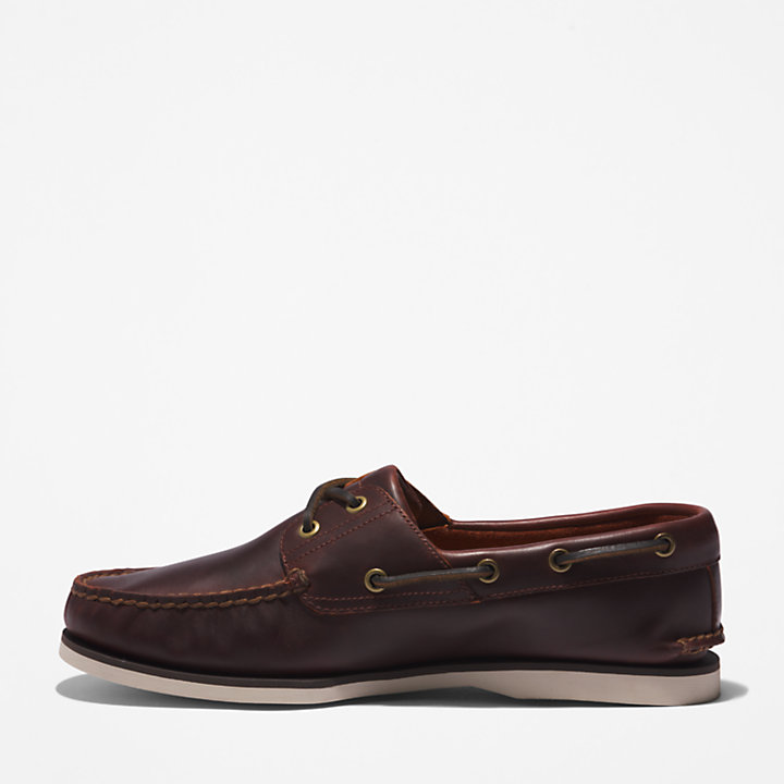 Classic EK+ Boat Shoe for Men in Brown-