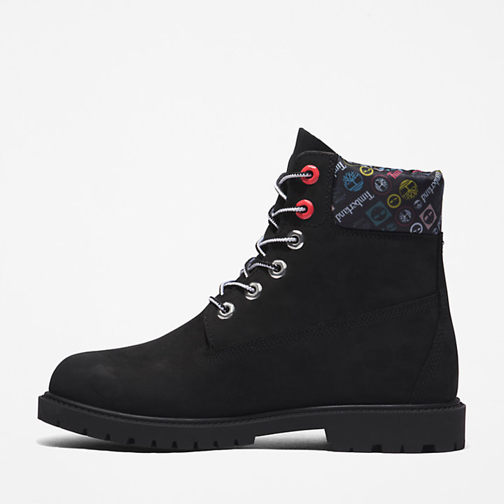 6-inch Boot Timberland® Heritage pour femme en noir/multicolore-