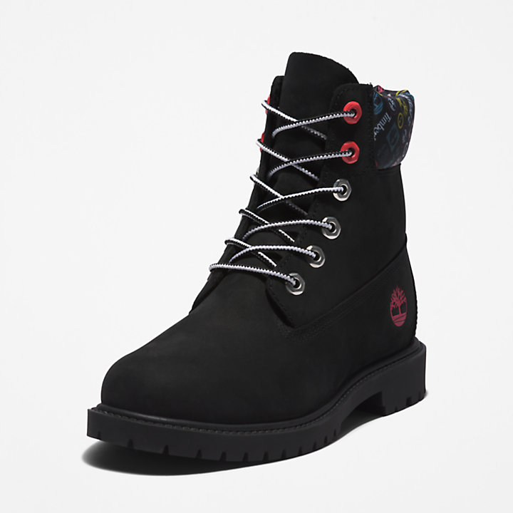 6-inch Boot Timberland® Heritage pour femme en noir/multicolore-
