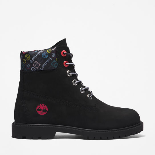6-inch Boot Timberland® Heritage pour femme en noir/multicolore | Timberland