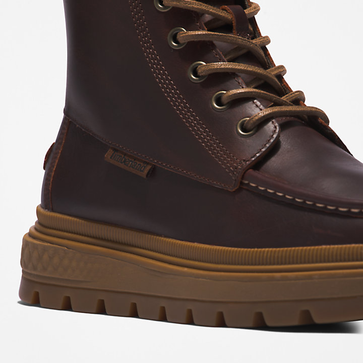 Ray City Moc-Toe Chukka Boot for Women in Brown-