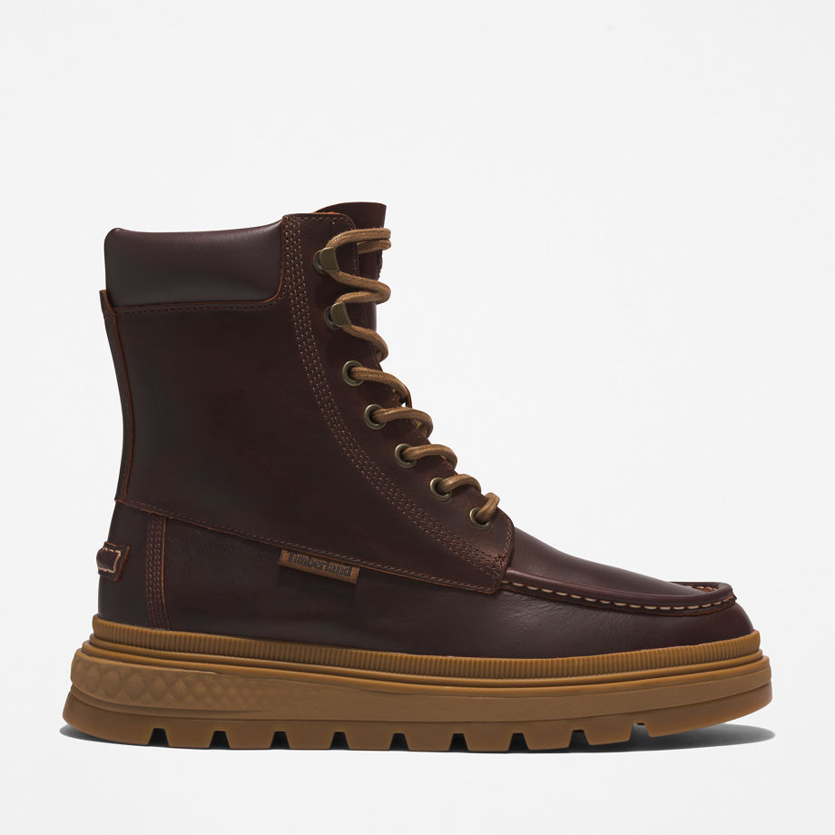 Timberland Ray City Moc-toe Chukka Boot For Women In Brown Burgundy