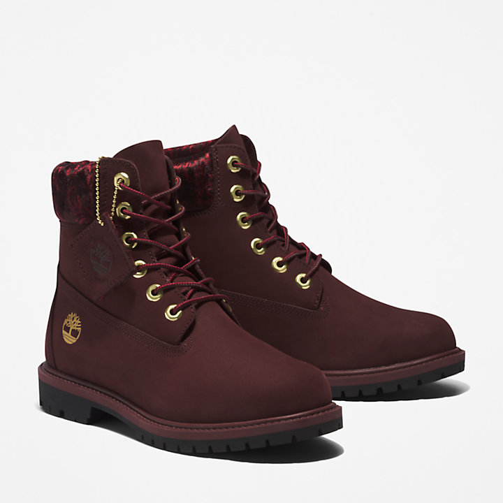 Stivale da Donna Timberland® Heritage 6 Inch in bordeaux-