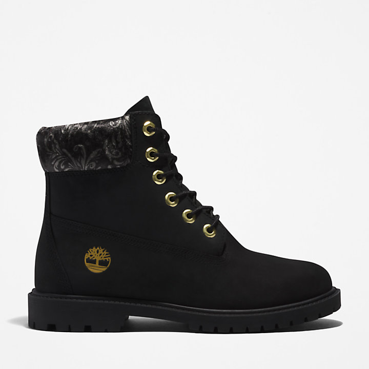 Timberland® Heritage 6 Inch Boot for Women in Black-
