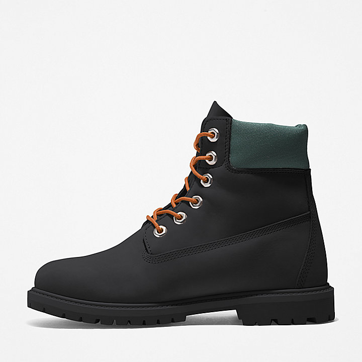 Timberland® Heritage 6 Inch Boot voor dames in zwart/groen