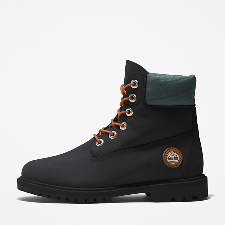Timberland® Heritage 6 Inch Boot for Women in Black/Green-