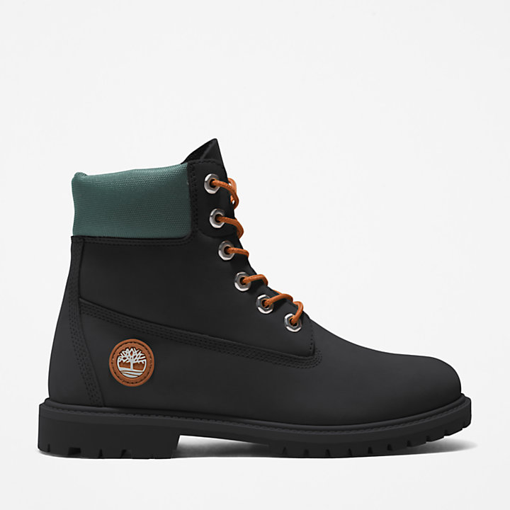 Timberland® Heritage 6 Inch Boot voor dames in zwart/groen-