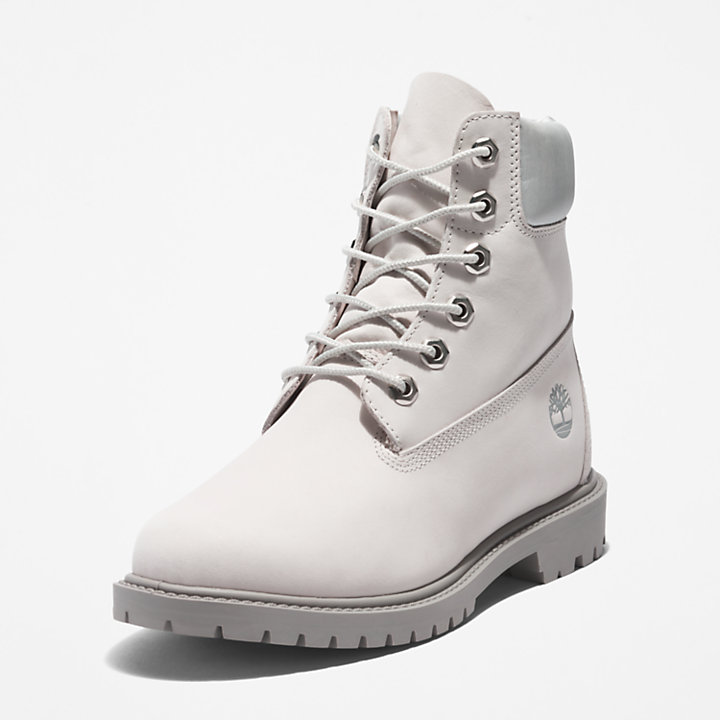Timberland® Heritage 6 Inch Boot for Women in White/Silver-