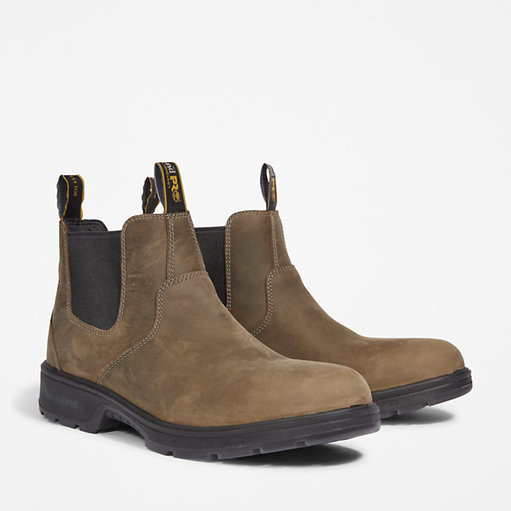 Nashoba Steel-toe Work Boot for Men in Brown-