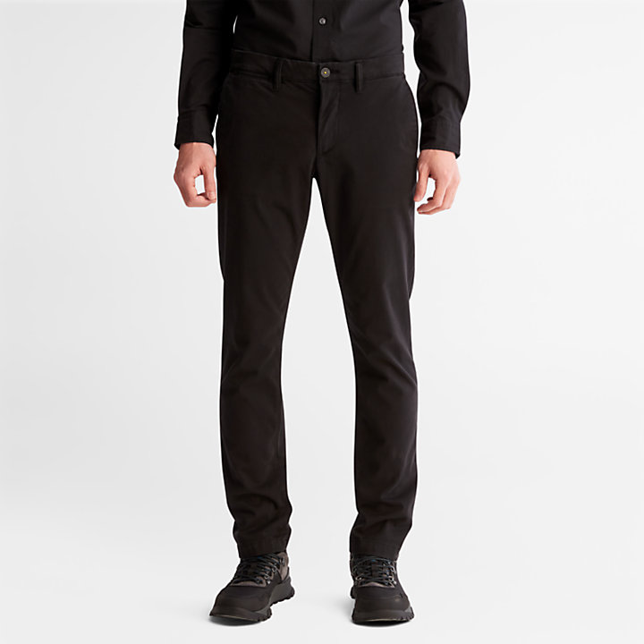 Pantaloni Chino da Uomo Anti-odour Ultra-stretch in colore nero-