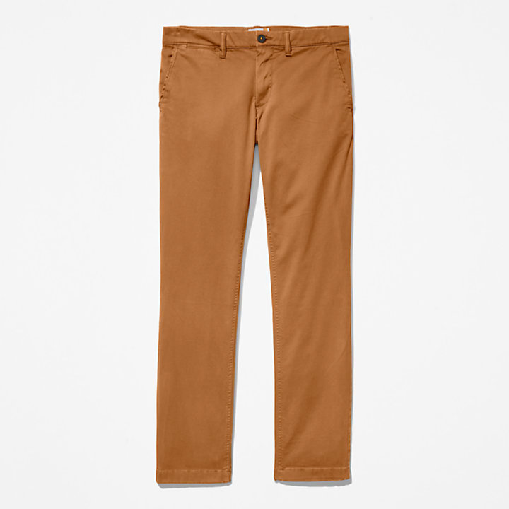 Pantaloni Chino da Uomo Anti-odour Ultra-stretch in marrone-