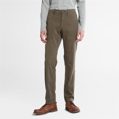 Timberland Anti-odour Ultra-stretch Chinos For Men In Green Green