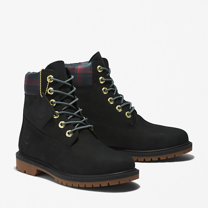 6-inch Boot Timberland® Heritage pour femme en noir/marron-