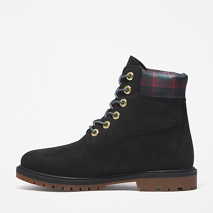Timberland® Heritage 6 Inch Boot voor dames in zwart/bruin