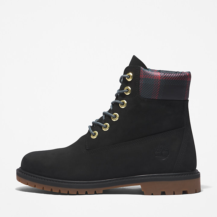 Timberland® Heritage 6 Inch Boot voor dames in zwart/bruin-