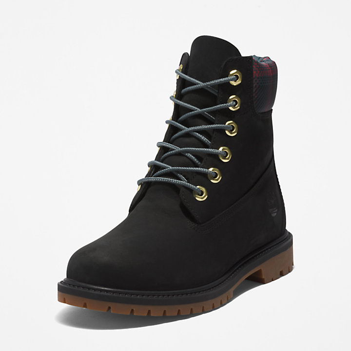 6-inch Boot Timberland® Heritage pour femme en noir/marron-