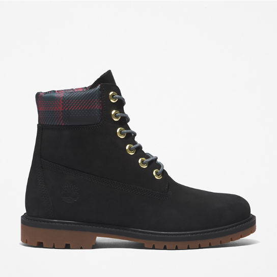 Timberland® Heritage 6 Inch Boot voor dames in zwart/bruin | Timberland