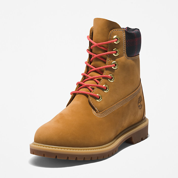 6-inch Boot Timberland® Heritage pour femme en jaune/rose-