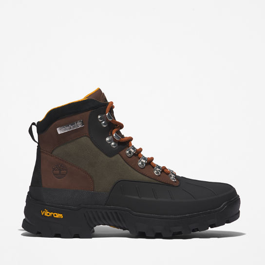 Vibram Waterproof Hiking Boot for Men in Dark Brown | Timberland
