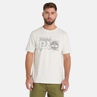 Timberland PRO® Innovation Blueprint T-Shirt for Men in White | Timberland