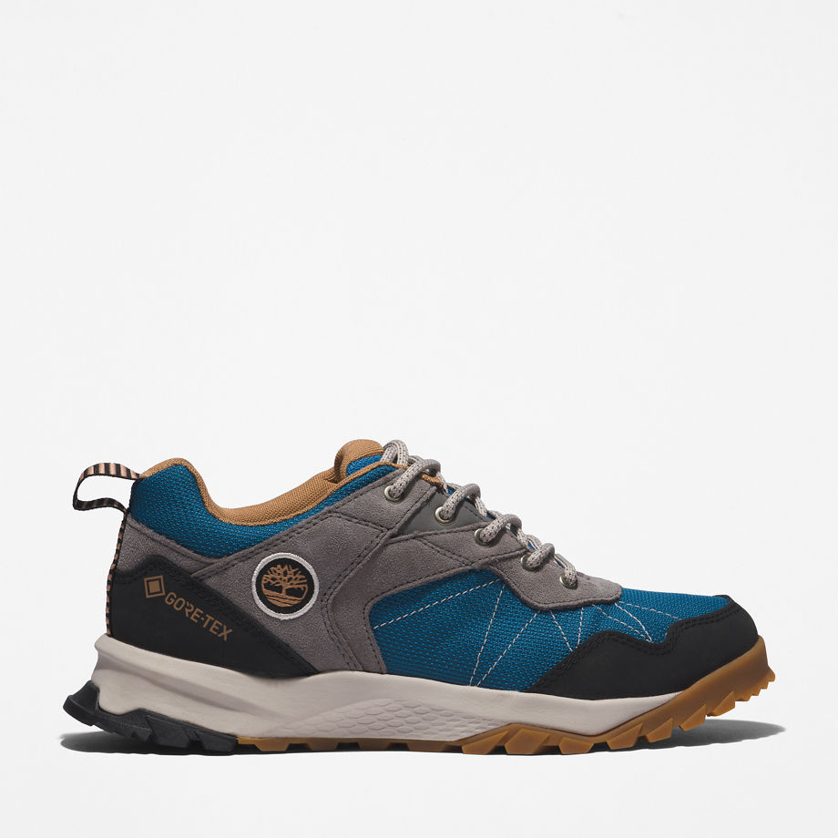 Timberland Lincoln Peak Gore-tex Low Hiker For Women In Blue Grey