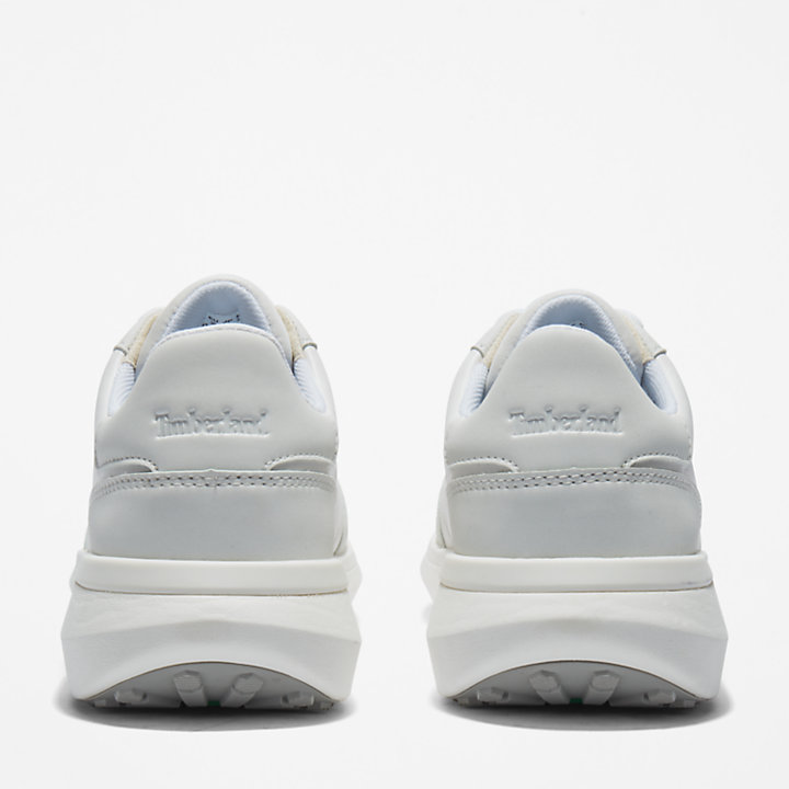 Seoul City Leather Trainer for Women in White-