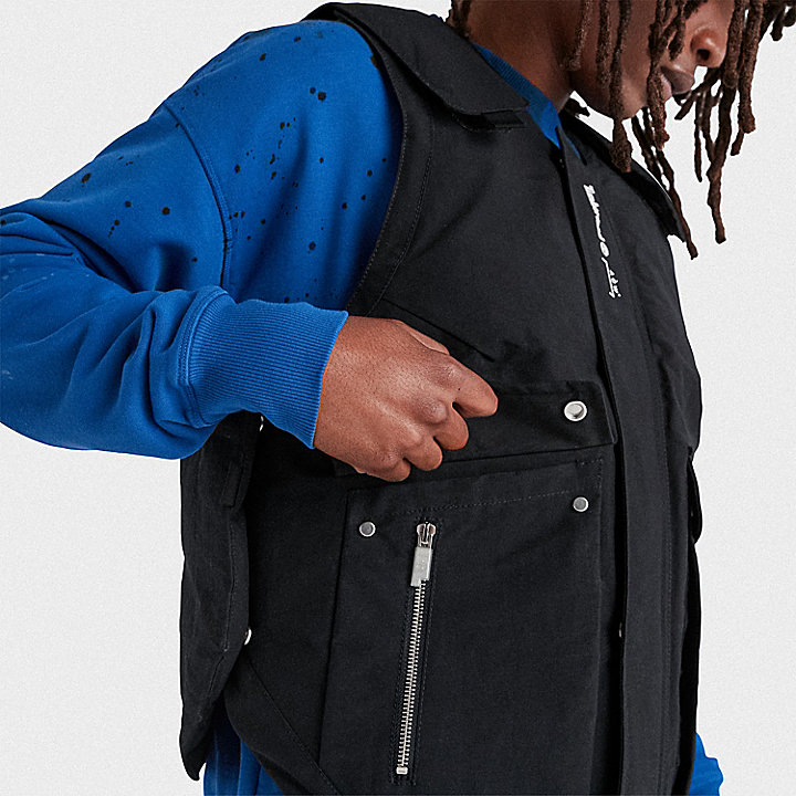Timberland® x A-Cold-Wall Padded Sleeveless Jacket in Black
