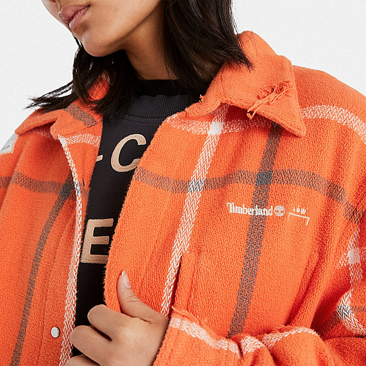 Overshirt Timberland® x A-Cold-Wall All-Gender in arancione