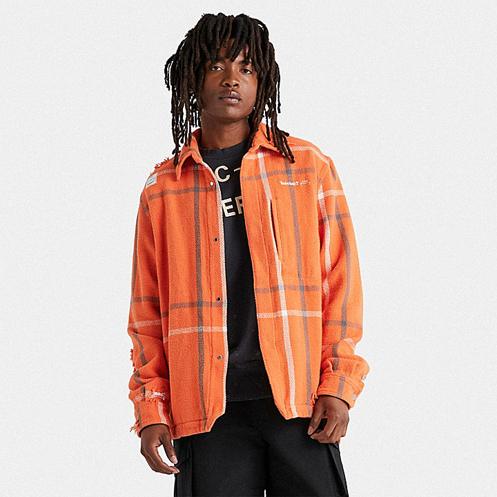 Overshirt Timberland® x A-Cold-Wall All-Gender in arancione