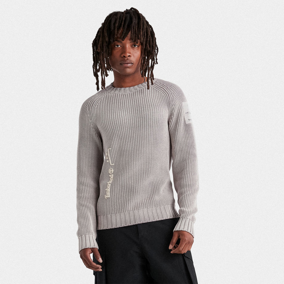 Timberland X A-cold-wall Moonscape Pullover In Grau Grau Unisex