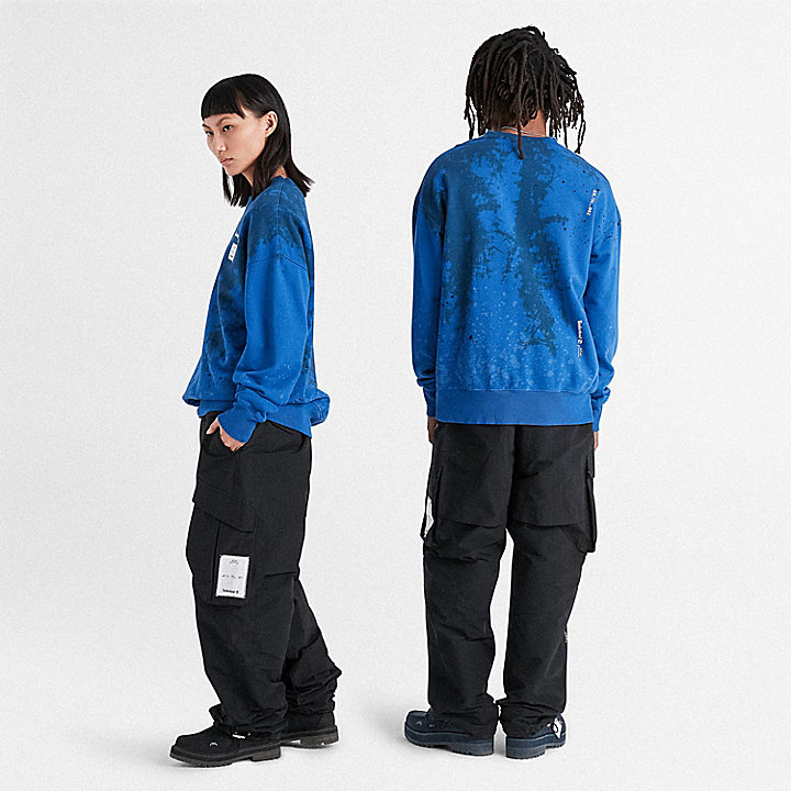 Timberland x A-Cold-Wall* Sweatshirt met Abstracte Boom in blauw