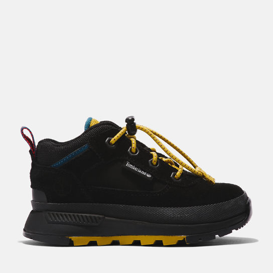 Field Trekker Sneaker voor peuters en kleuters in zwart/goud | Timberland