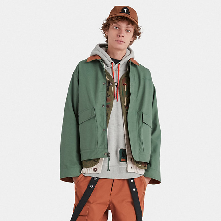Versátil chaqueta 3 en 1 de Nina Chanel Abney para Timberland® en verde-