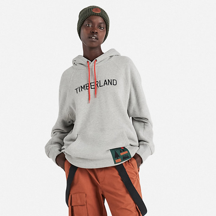 Timberland® x Nina Chanel Abney hoodie in grijs-