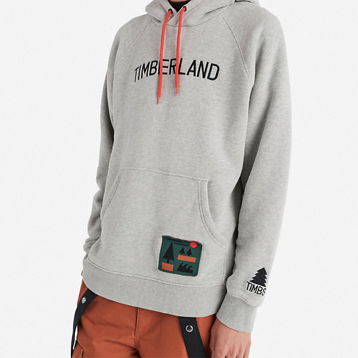 Timberland® x Nina Chanel Abney hoodie in grijs-