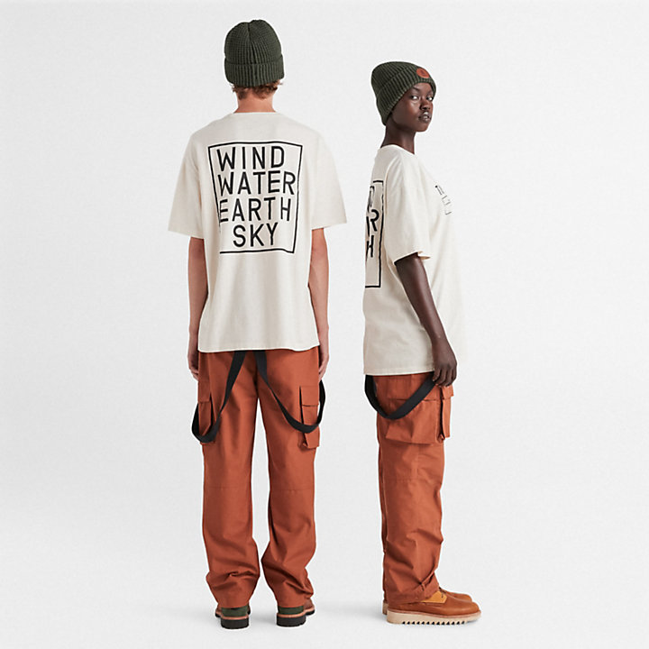T-shirt Timberland® x Nina Chanel Abney en blanc-