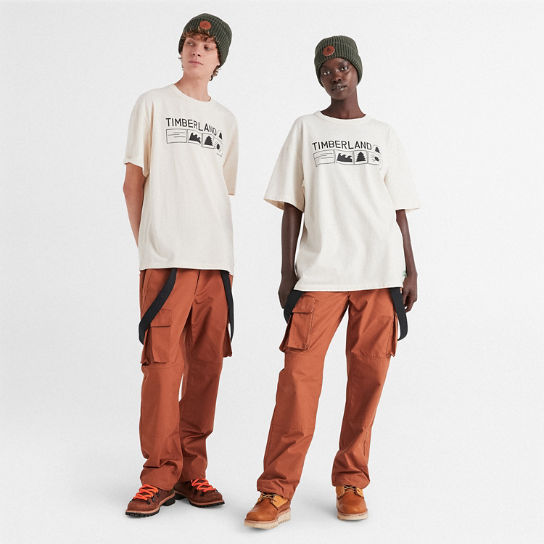 T-shirt Timberland® x Nina Chanel Abney en blanc | Timberland