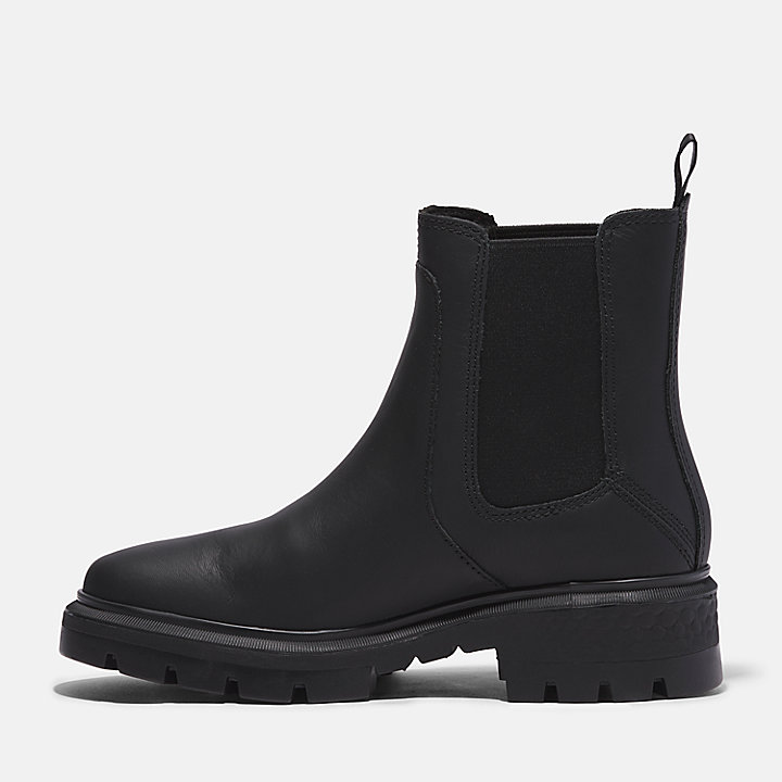 Cortina Valley Chelsea Boot for Women in Black