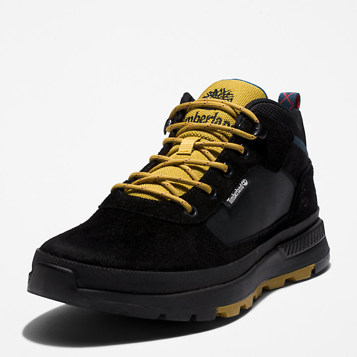 Sneaker da Uomo Field Trekker in colore nero/giallo-