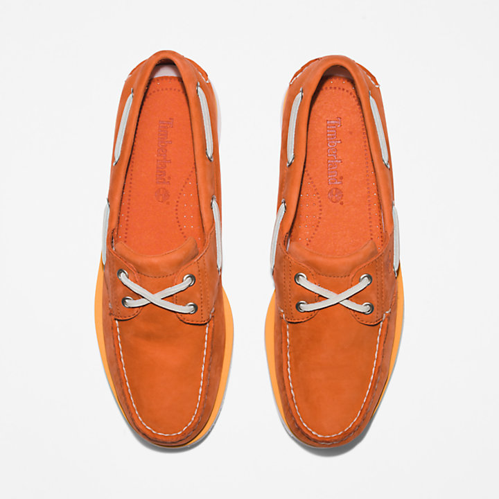 Timberland® Klassieke Bootschoen met 2 Oogjes voor heren in oranje-
