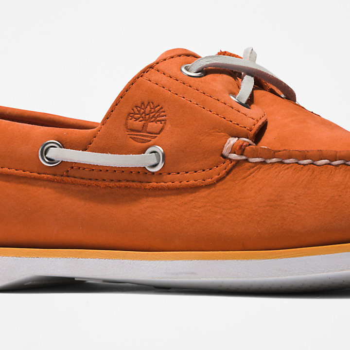 Chaussure bateau à 2 œillets Timberland® Classic pour homme en orange-