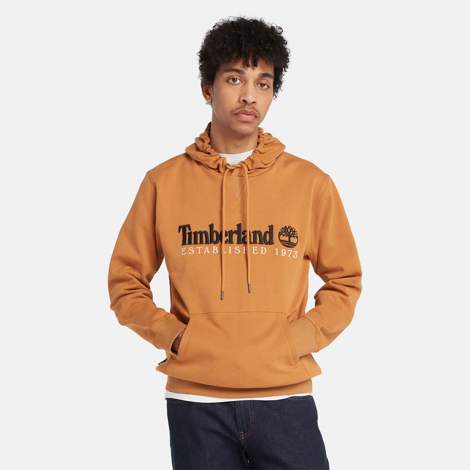 Timberland 50th Anniversary Hoodie For Men In Orange Yellow