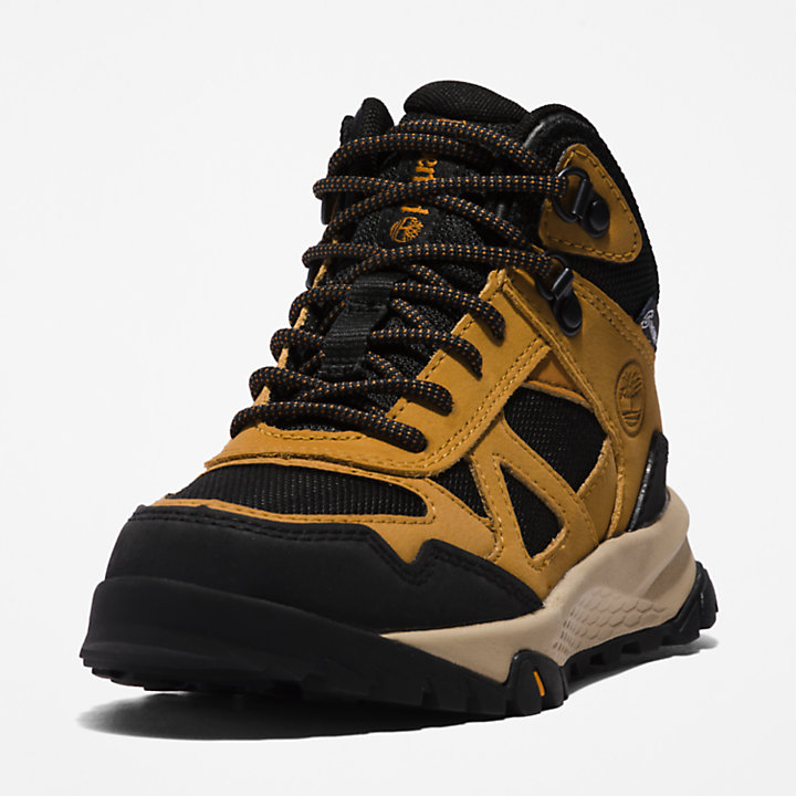 Lincoln Peak Waterproof Hiking Boot for Youth in Yellow | Timberland