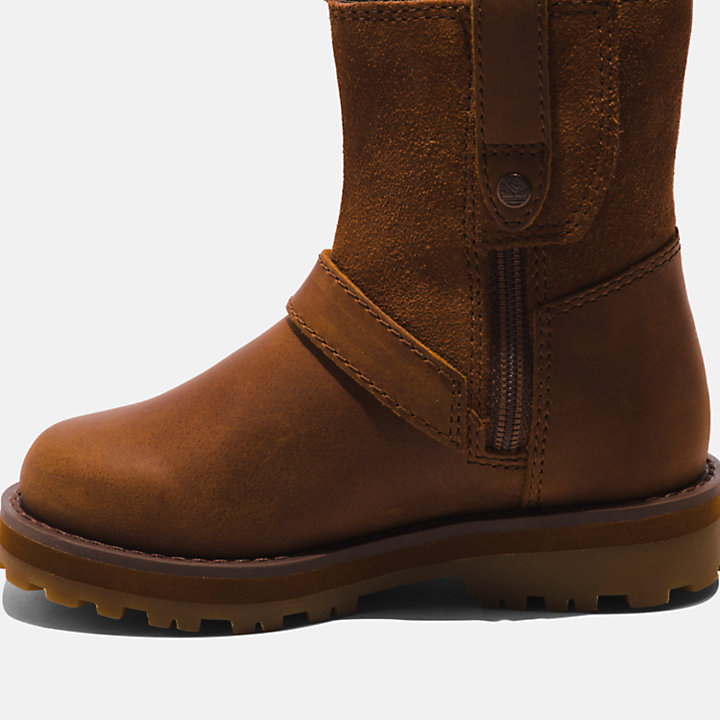 Courma Kid Lined Boot for Toddler in Light Brown-