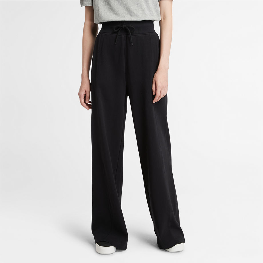 Timberland Palazzo Trousers For Women In Black Black