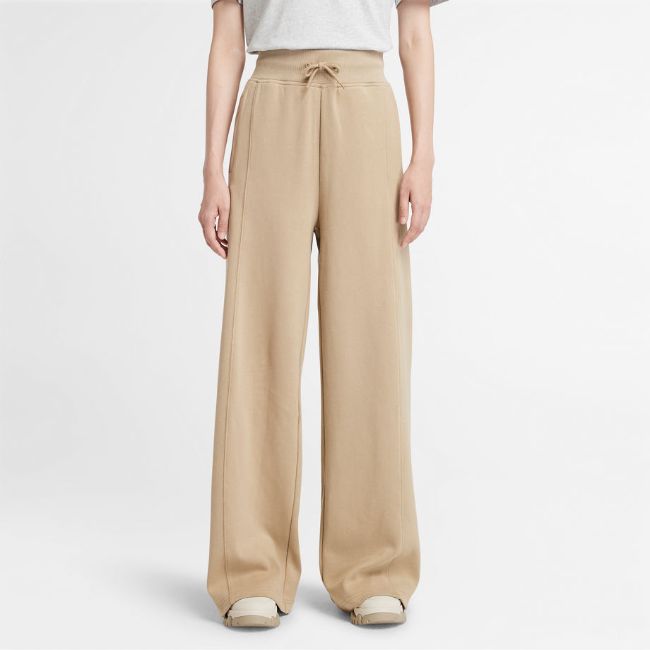 Timberland Palazzo Trousers For Women In Beige Beige