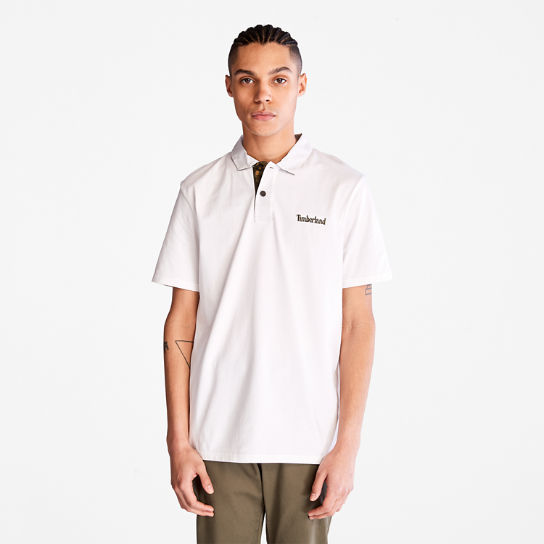 Outdoor Heritage Polo Shirt for Men in White | Timberland