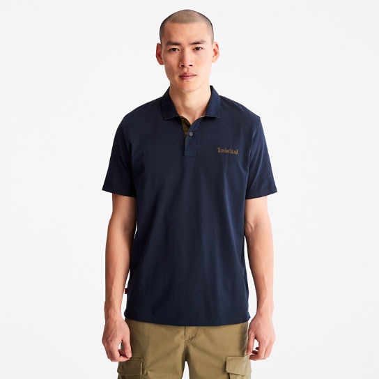 Outdoor Heritage Polo Shirt for Men in Navy | Timberland