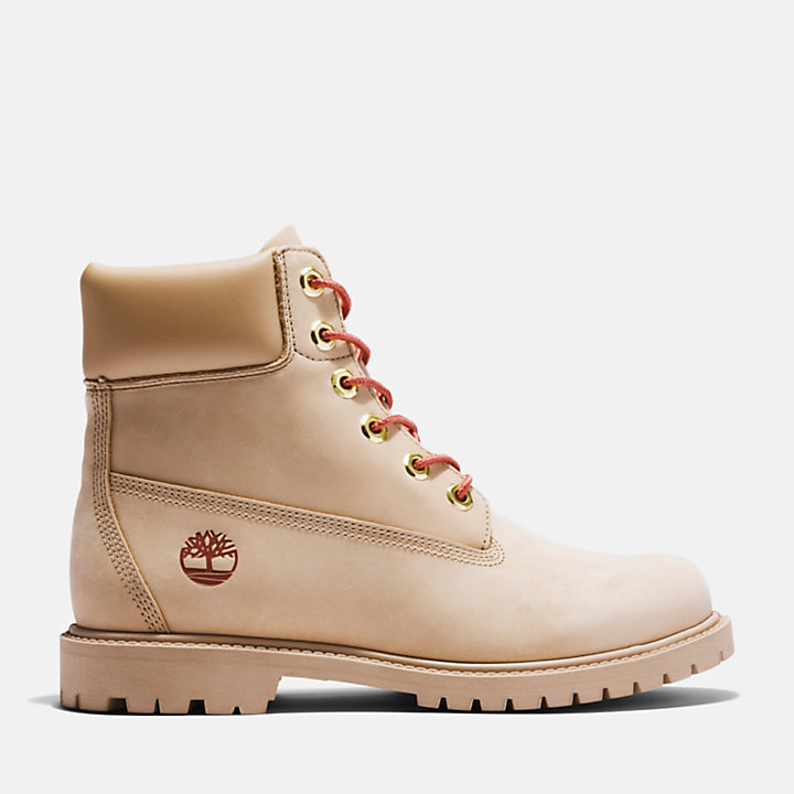 Timberland Heritage 6 Inch Boot for Women in Beige-
